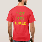 ナチュラルなドレッドロックス Tシャツ (裏面)