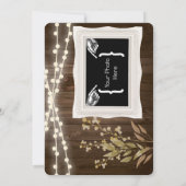 ナチュラルなフラットセーブザデートカード セーブザデート (裏面)