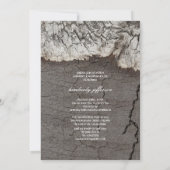 ナチュラルな写真 卒業パーティーとお知らせ 招待状 (裏面)