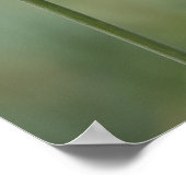 ナチュラルな拡散された背景を持つ紫のアリウム ポスター (角)