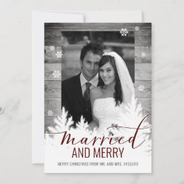 ナチュラルな新婚写真 結婚して幸せいっぱい シーズンカード