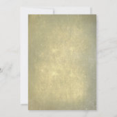 ナチュラルな木のストリングライトのリハーサルディナー 招待状 (裏面)