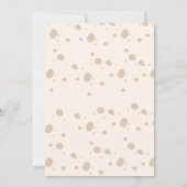 ナチュラルな森のウェディング発表 セーブザデート (裏面)