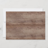 ナチュラルな森の仲間たち ベビーシャワー招待状 招待状 (裏面)