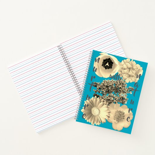 ナチュラルな癒し Spiral Notebook ノートブック (内部)