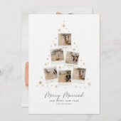 ナチュラルな結婚おめでとうカード 招待状 (正面/裏面)