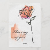 ナチュラルな結婚おめでとうカード 招待状 (裏面)