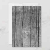 ナチュラルな結婚式の写真を使った感謝カード サンキューカード (裏面)