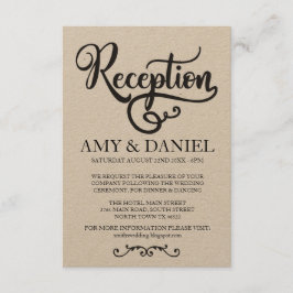 ナチュラルな結婚式の招待状カード エレガントなスクリプト 招待状