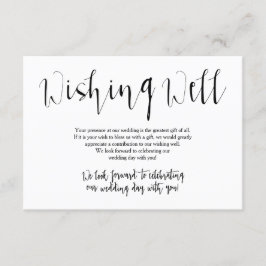 ナチュラルな結婚式の願い井戸 招待状