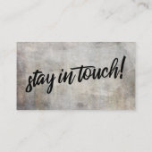 ナチュラルな色合いの素朴な「お引越ししました」カード エンクロージャーカード (裏面)