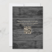 ナチュラルな雰囲気のストリングライトの写真を使ったSave the Dateカード 招待状 (裏面)