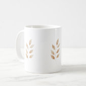 ナチュラルな雰囲気漂う上品なコーヒーカップ コーヒーマグカップ (正面左)