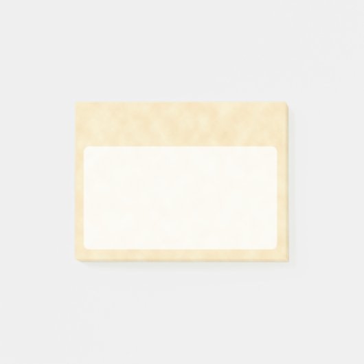 ナチュラルアンティークパーチメント紙ルック ポストイット (正面)