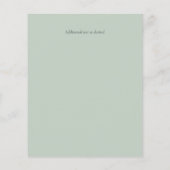 ナチュラルアースセージほこりっぽいバラ赤面ピンク結婚ズ (裏面)