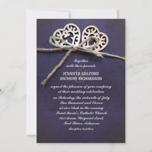 ナチュラルウェディングの招待状 招待状 (正面)