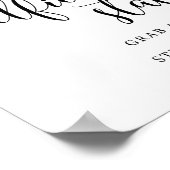 ナチュラルウェディングセルフィーステーション看板 ポスター (角)