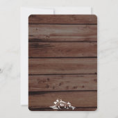 ナチュラルウェディングメニュー オーダーメイド招待状 招待状 (裏面)