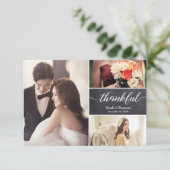 ナチュラルウェディング フォトコラージュ 感謝 (スタンド正面)