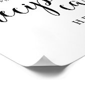 ナチュラルウェディング レシピカード 看板 ポスター (角)