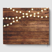 ナチュラルウッズとヒマワリのウェディング ゲストブック (裏面)