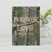 ナチュラルウッズツリーの樹皮と離れ 招待状 (スタンド正面)