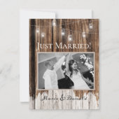 ナチュラルウッドとランタンの結婚発表 (正面)