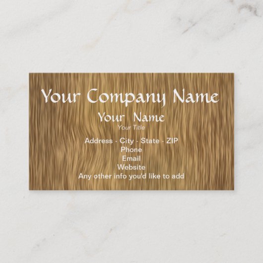 ナチュラルウッドカスタム背景名刺 名刺 (正面)
