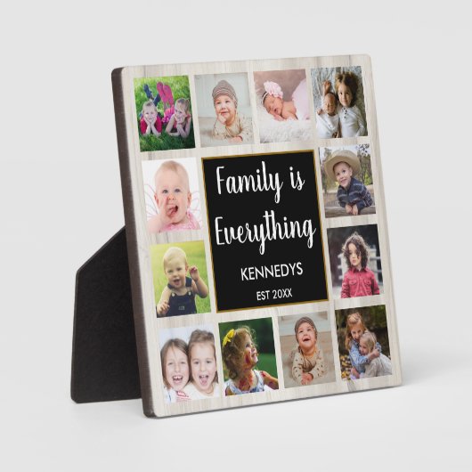 ナチュラルウッドファミリーは全て12フォトコラージュ フォトプラーク (正面)