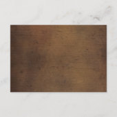 ナチュラルウッドランドウェディング 封筒カード エンクロージャーカード (裏面)