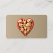 ナチュラルウッド名刺の背景 名刺 (裏面)