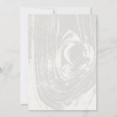 ナチュラルウッド ウェディング リハーサル ディナー BBQ パーティー 招待状 (裏面)