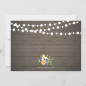 ナチュラルウッド＆メイソンジャー 結婚前お披露目招待状 招待状 (裏面)