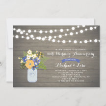 ナチュラルウッド 50周年 結婚記念日 招待状