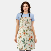 ナチュラルエレメ芸術的ンツエプロン エプロン (着用した状態)