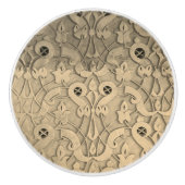 ナチュラルオリエンタルフローラセラミックノブ セラミックノブ (正面)