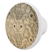 ナチュラルオリエンタルフローラセラミックノブ セラミックノブ (右)