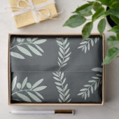 ナチュラルオリーブの枝のパターン 薄葉紙 (ギフト)