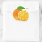 ナチュラルオレンジジュース ラウンドシール (バッグ)