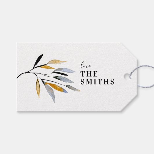 ナチュラルオーガニッククリスマスホリデーギフトラベル ギフトタグ (正面(横))