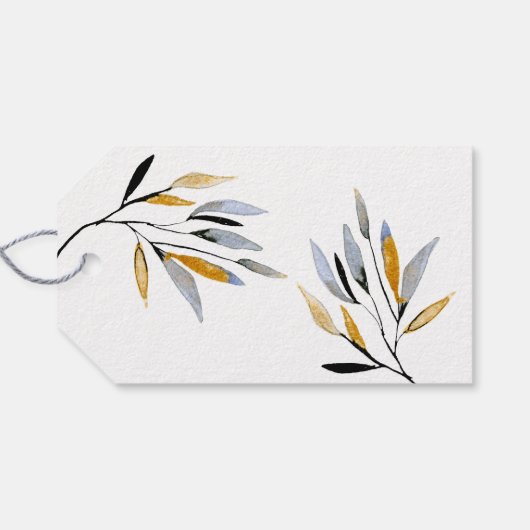 ナチュラルオーガニッククリスマスホリデーギフトラベル ギフトタグ (裏面横)