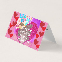 ナチュラルオーガニックスキン&ヘアーフォールド名刺 名刺