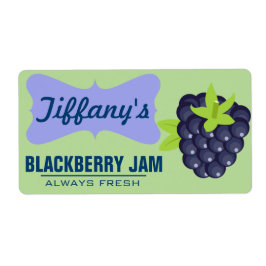ナチュラルオーガニック |ブラックベリージャム |手作りジャム ラベル