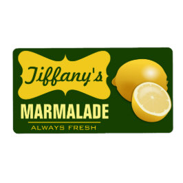 ナチュラルオーガニック |レモンジャム | Lemon Marmalade ラベル