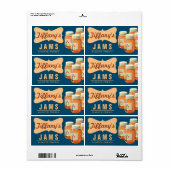 ナチュラルオーガニック | Orange Marmalade |手作りジャム ラベル (フルシート)