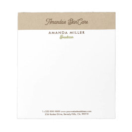 ナチュラルカラークラシックラインテクスチャ ノートパッド