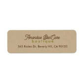 ナチュラルカラークラシックラインテクスチャ ラベル (正面)