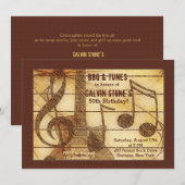 ナチュラルギター招待状 招待状 (正面/裏面)