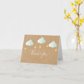 ナチュラルクラフトきらきらありがとう カード (黄色い花)