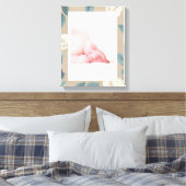 ナチュラルクラフトバラフローラフレームキャンバスプリント キャンバスプリント (インサイチュ (寝室))